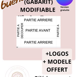 Kinder Bueno template: kinder Bueno template