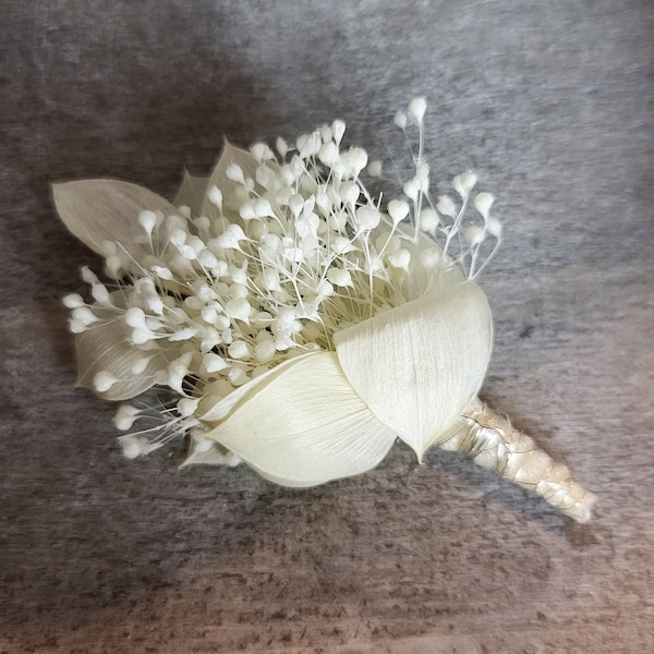 Anstecker für die Hochzeit: Stabilisierte Blumen mit Magnetbefestigung/Accessoires Hochzeit Ansteckblume Bräutigam /Anstecker Hochzeitsgäste