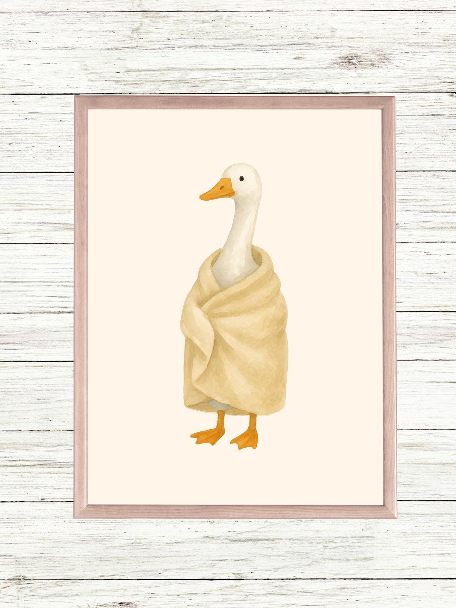 Funny Bathroom Goose Artwork Wall Art Digital Print Silly Decor - Etsy