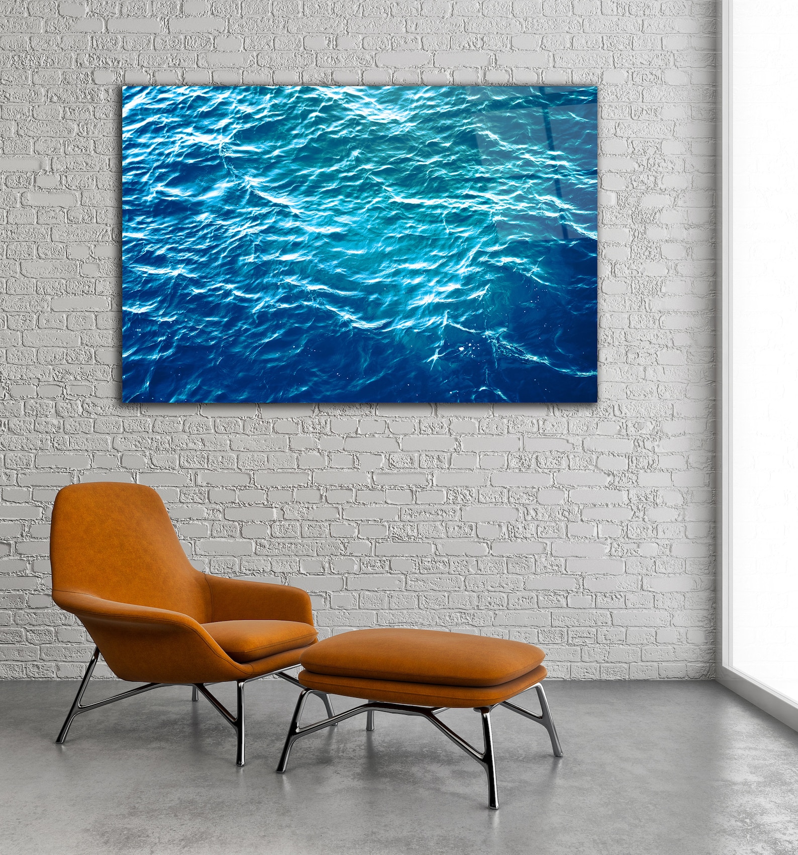 Tempered Glass Wall Art Ocean Glass Wall Art Panoramic Wall Art Large