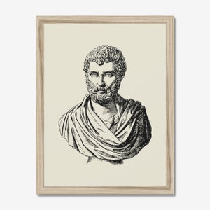 Herodotus &quot;The Father of History&quot; Print | Ancient Greece Art | Greek Mythology | Gift for Him | Poetry | Motivation Poster
