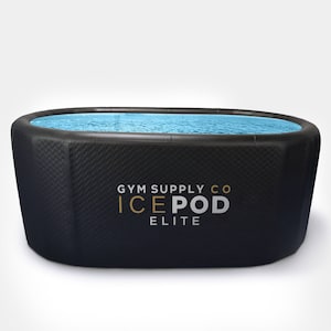 IcePOD ELITE 480L IceBath Edition Bañera de entrenamiento de terapia de agua fría inflable portátil para exteriores de recuperación / Incluye tapa, solo bañera