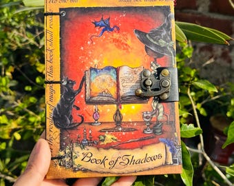 Book of Shadows Journal: Handcrafted Grimoire, Personalized Notebook