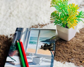 Handcrafted Hardback Journal: Personalized Travel Diary