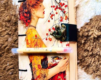 Anime Girl Journal: Ghibli Art Hardcover Notebook, Personalized Diary