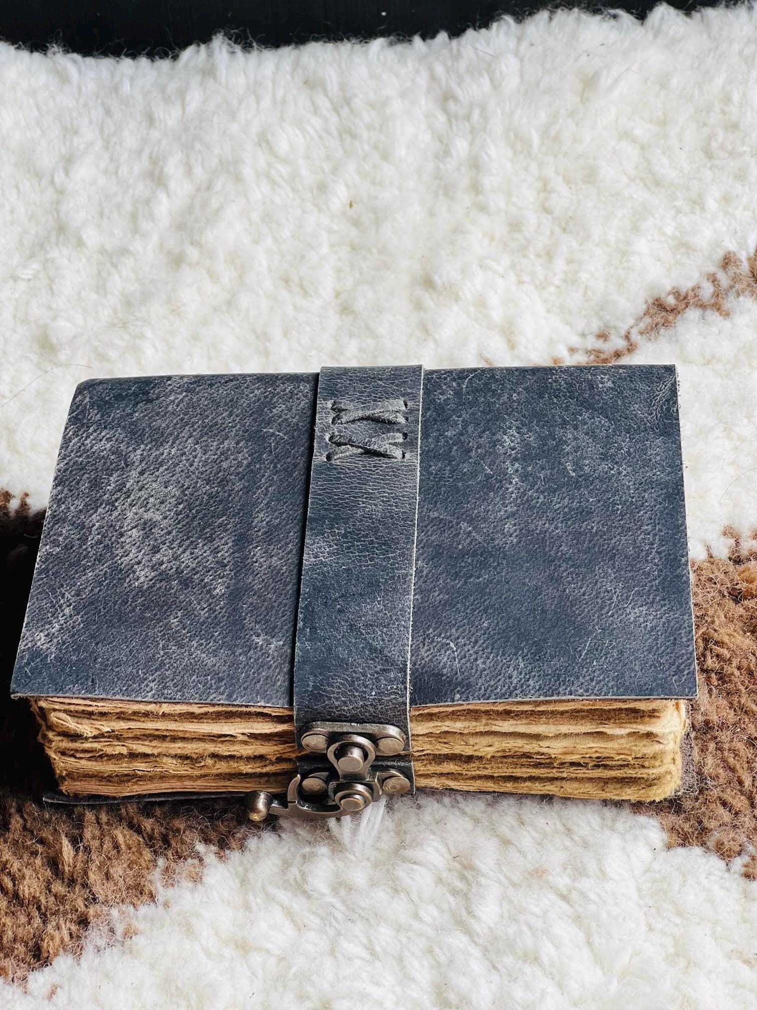 Rustic Notebooks Personalized Leather Journal Rustic Notebook for Writing & Sketching ...