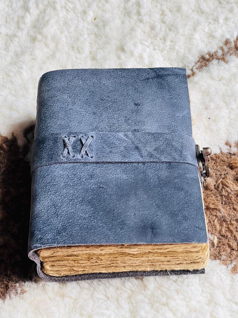 Rustic Notebooks Personalized Leather Journal Rustic Notebook for Writing & Sketching ...