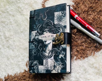 Personalized Book of Shadows: Handcrafted Leather Journal, Blank Spell Book