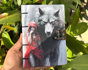 Little Red Riding Hood Journal: Anime Art Lined Notebook