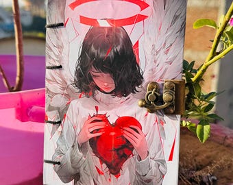 Handmade Anime Girl Hardback Journal: Personalized Sketchbook