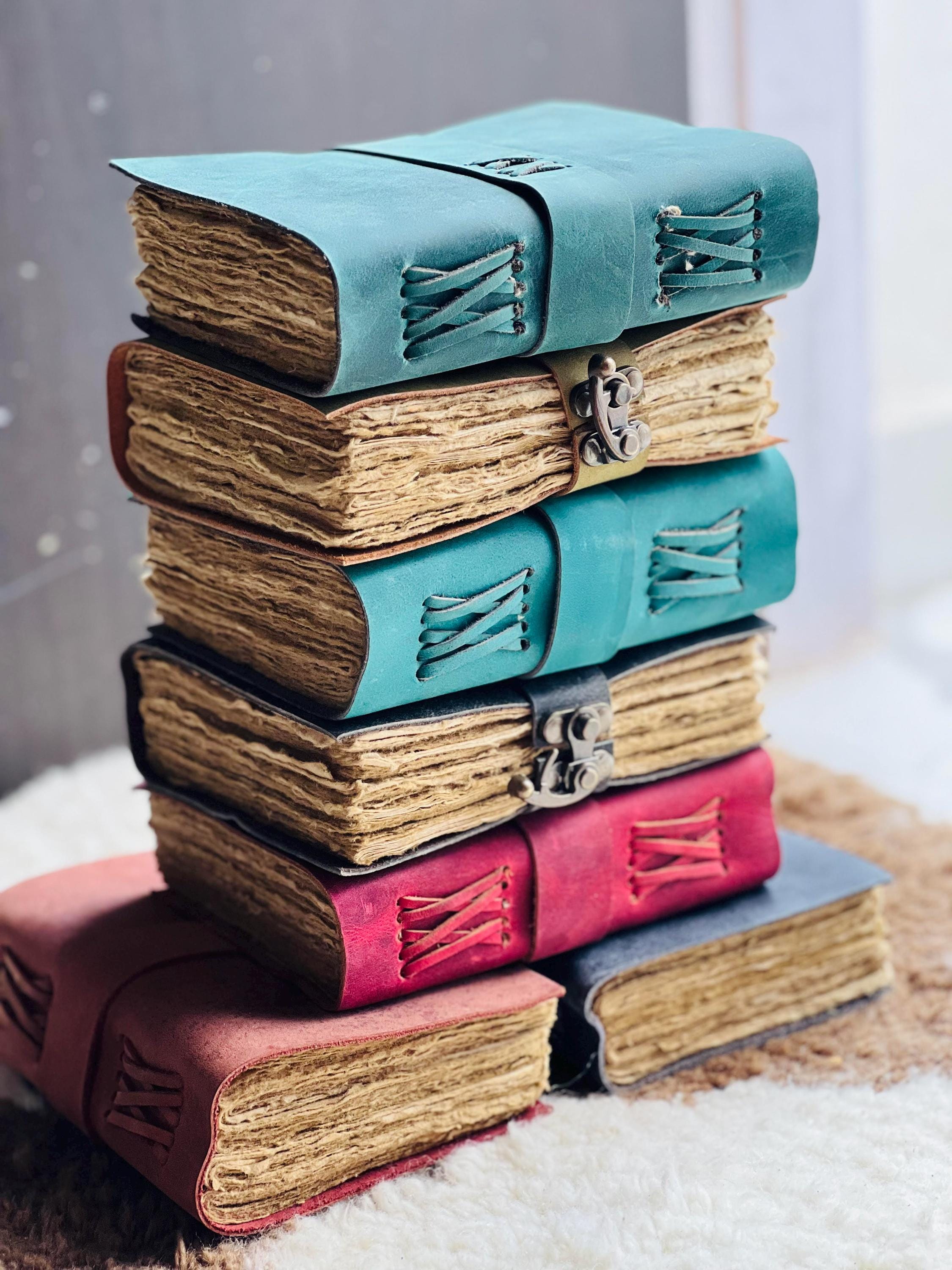 Rustic Notebooks Personalized Leather Journal Rustic Notebook for Writing & Sketching ...