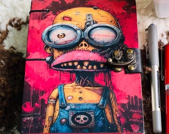 Zombie Bart Art Journal: Ghibli Inspired Hardcover Notebook