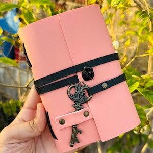 Cuaderno de diario de cuero vintage premium hecho a mano - Cuaderno de bocetos