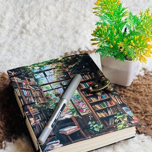 Diario de cartón personalizado, cuaderno rústico y regalo para dibujar, diario artesanal, libro de las sombras, libro vintage, libro de hechizos en blanco