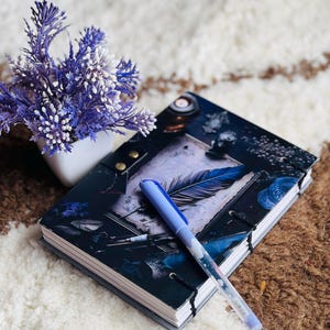 Feather Design Hardback Journal Perfect Christmas Present, Stocking Filler or Birthday Gift Anniversary Gift