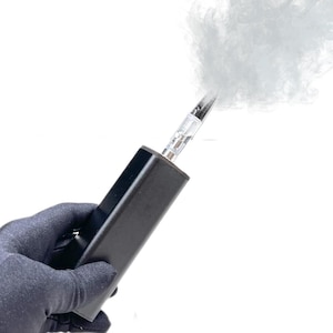 Black Portable Fog Machine,Handheld Mini Smoke Machine