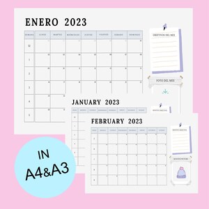 Objective Calendar 2023 - Calendario Objetivos 2023