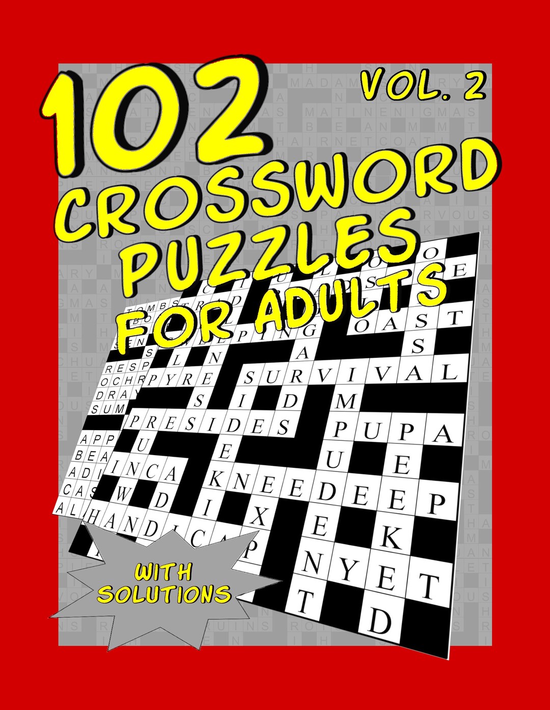 Digital Download Printable PDF of 102 Crossword Puzzles Vol2 - Etsy