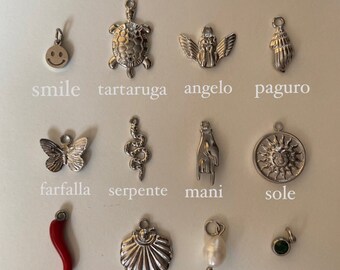 Charms in acciaio inossidabile