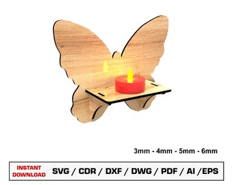 Shelf Laser Cut File SVG, Decorative Wall Shelf, Mini Wall Shelf, Instant Download Svg Dxf Ai Eps Dwg Pdf  Laser Cut Digital