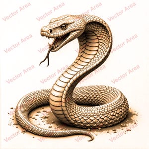 Cobra-lasergravurebestand png, slanglasergravurebestand, png-bestanden voor hout laserburn, glowforge-bestanden, png-bestand voor laser