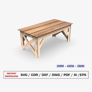 Bench Laser Cut File, Display Stand SVG, Display Shelf, Wooden Stand For Laser Cut, Templates For Cutting
