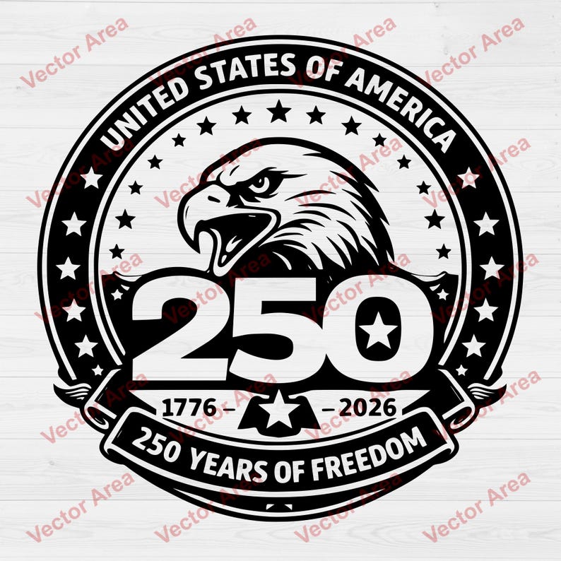 USA 250th Anniversary SVG, 1776 2026
