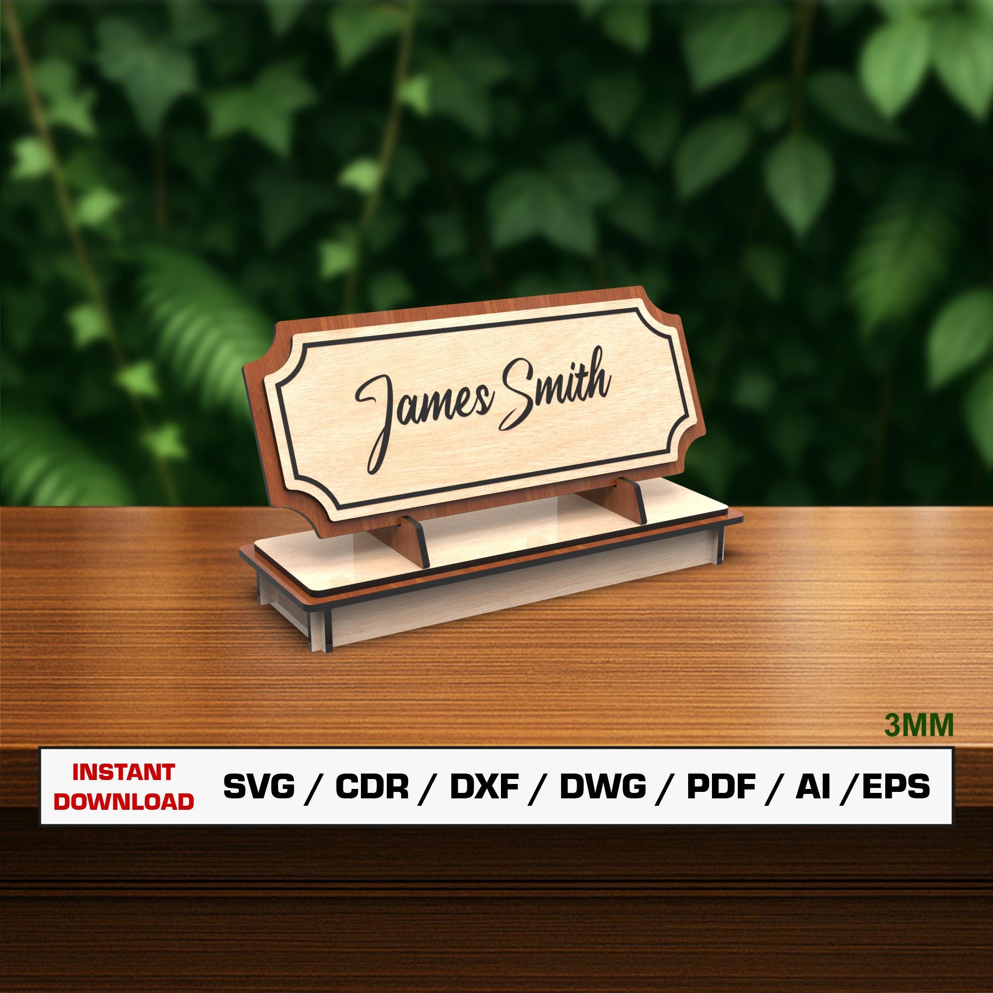 Desk name plate - Etsy 日本
