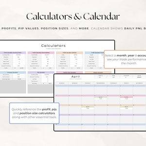 Forex Trading Journal Google Sheets | Trade Tracker & Dashboard | Crypto Indices Forex Log | Digital Download image 7