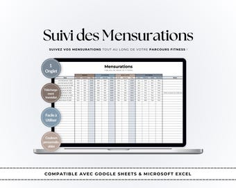Suivi des Mediciones Físicas / Google Sheets y Excel