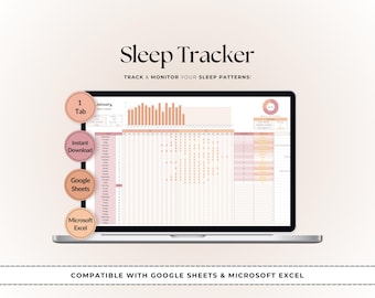 Digitaler Schlaf-Tracker: Google Sheets & Excel Vorlage