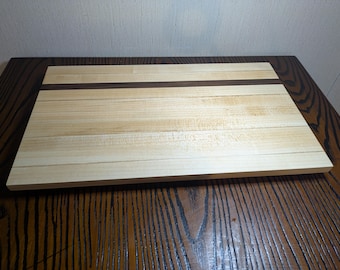 Handcrafted Maple and Walnut Cutting Board