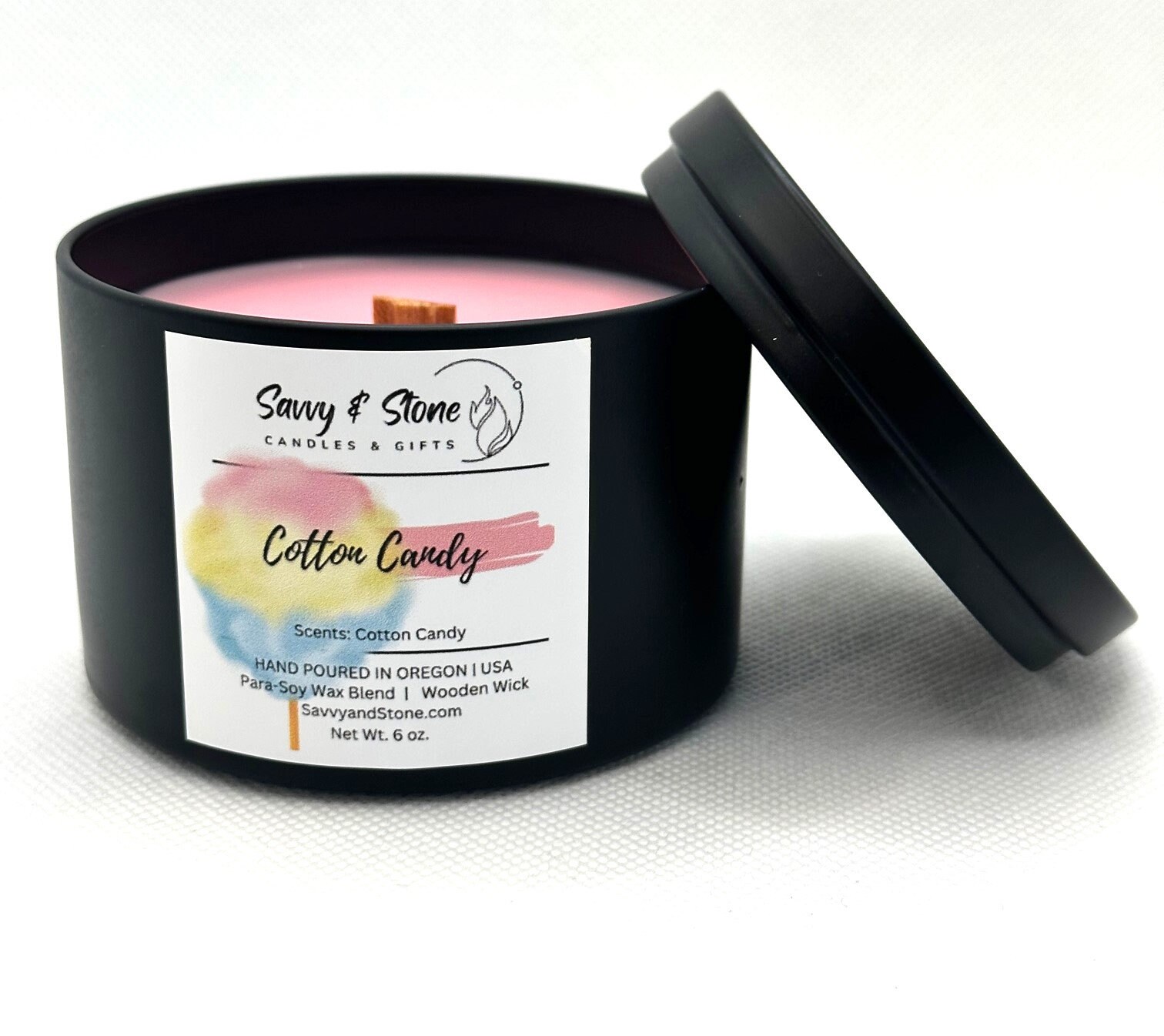 Cotton Candy  Wooden wick – CocoPearl Candles