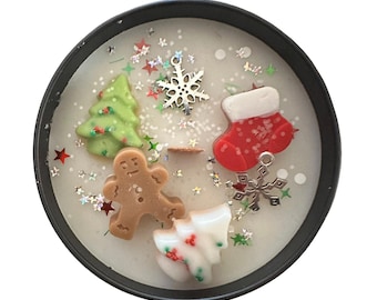 Holiday Cookies Candle: Wood Wick | Soy Wax Blend | Gift Boxed | 6oz