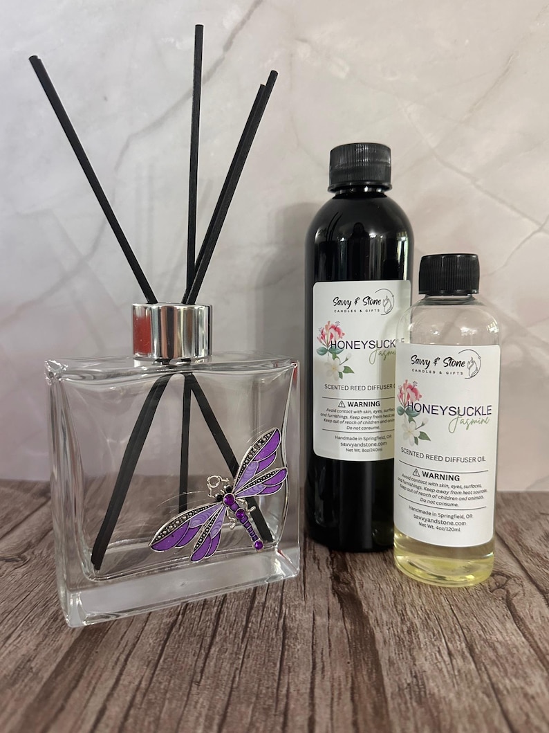 Designer Reed Diffuser Bottles - 7oz Capacity - Etsy