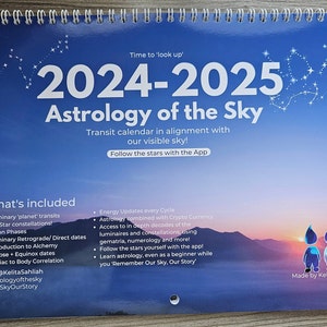 Astrology Transit Calendar 2024- 2025