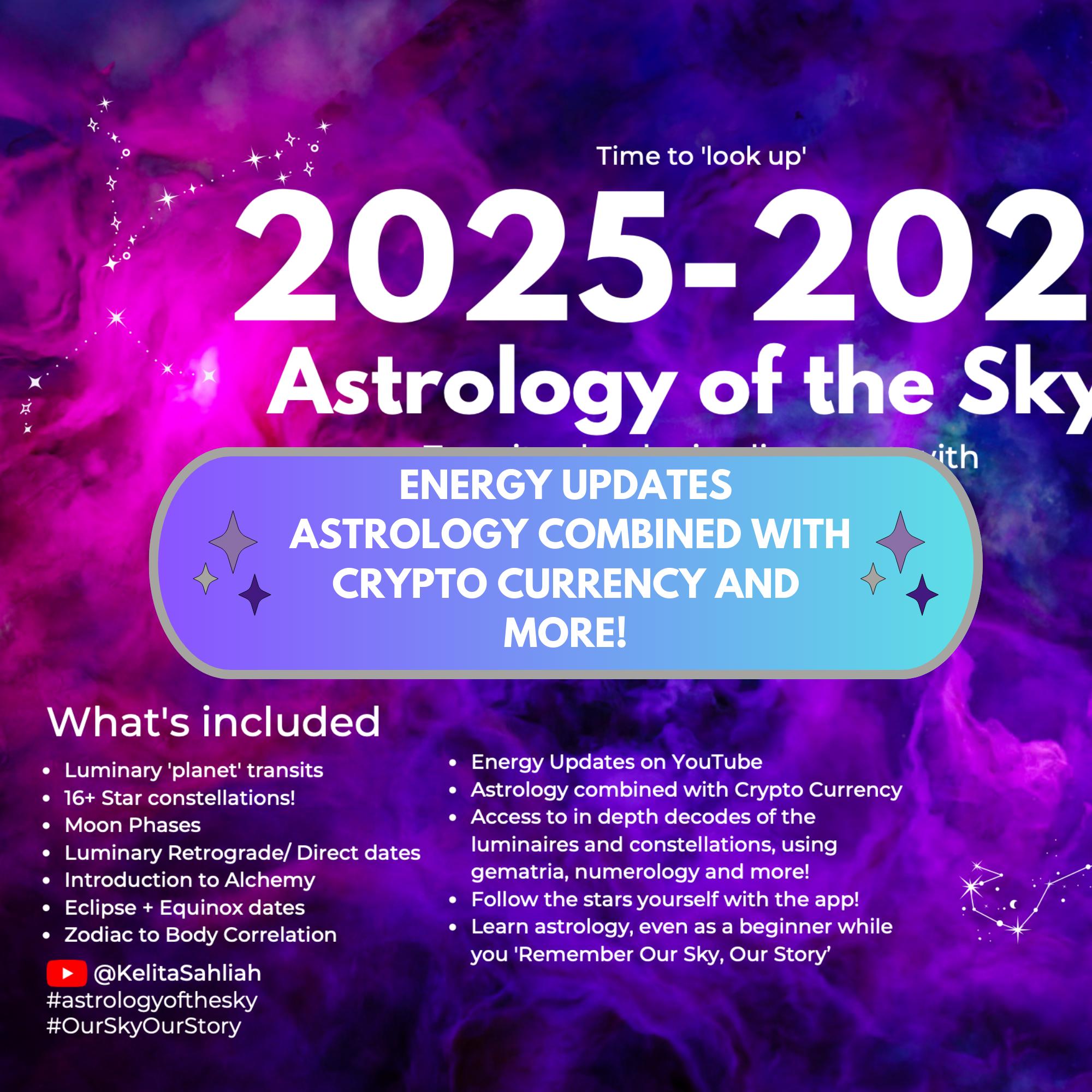 Astrology Calendar 2025- 2026 - Etsy UK