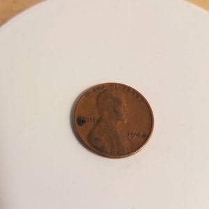1940 Rare No Mint Mark Wheat Penny