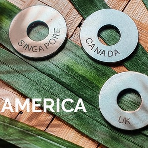 America Country Travel Tokens - Sammeln Sie Ihre Reiseerinnerungen - Geschenke für Reisende