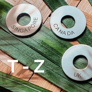 Country Travel Tokens - N bis S