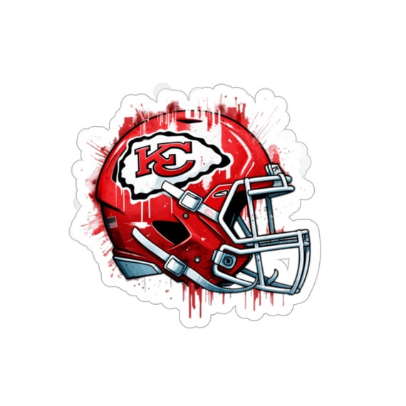 Playful Kansas City Chiefs Helmet Die-cut Stickers 54D, Chiefs Football  Sticker, Chiefs Stickers, Football Stickers, NFL Stickers, KC Chiefs 