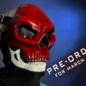 Cosplay Soap Mask + Balaclava PRE-ORDER for MARCH 2026, inspired by Red Team Ghost,(Replica)