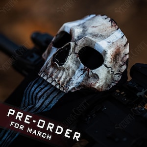 Cosplay Ghost Venator Mask + Balaclava, PRE-ORDER for MAY 2026 !!! inspired by Ghost Venator  Ghost (replica)