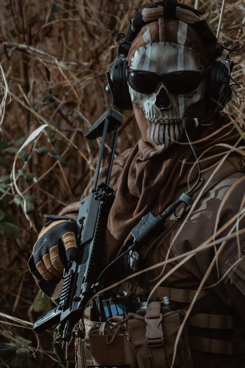 Ghost Las Almas Desert Cosplay Mask Skull + Balaclava, PRE-ORDER for may