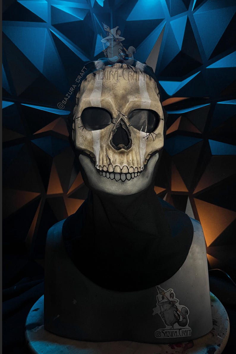 Cosplay Loch Geist Maske + Balaclava, inspiriert von der Version Deep Water (Replica) Bild 7