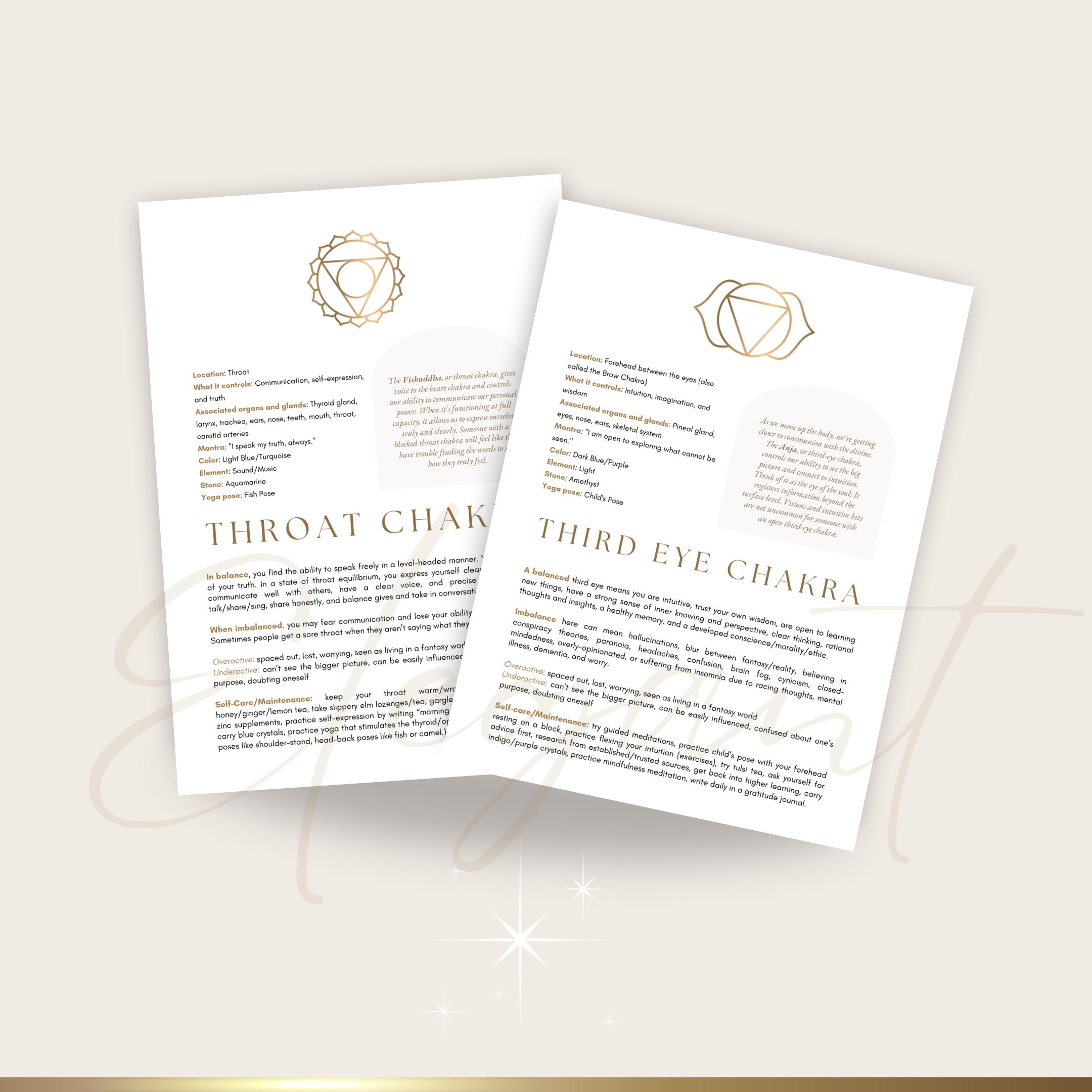 Chakra Guide.pdf 7 Chakras Printable Guide, Chakra Poster, Chakra Guide, Chakra ...