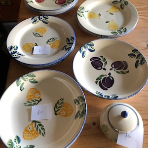 Poole Dorset Fruits vintage servies jaren 90: veel variaties LEES DE BESCHRIJVING