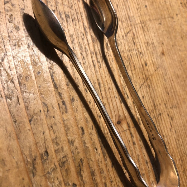 Vintage EPNS Silver Plated Sugar Tongs