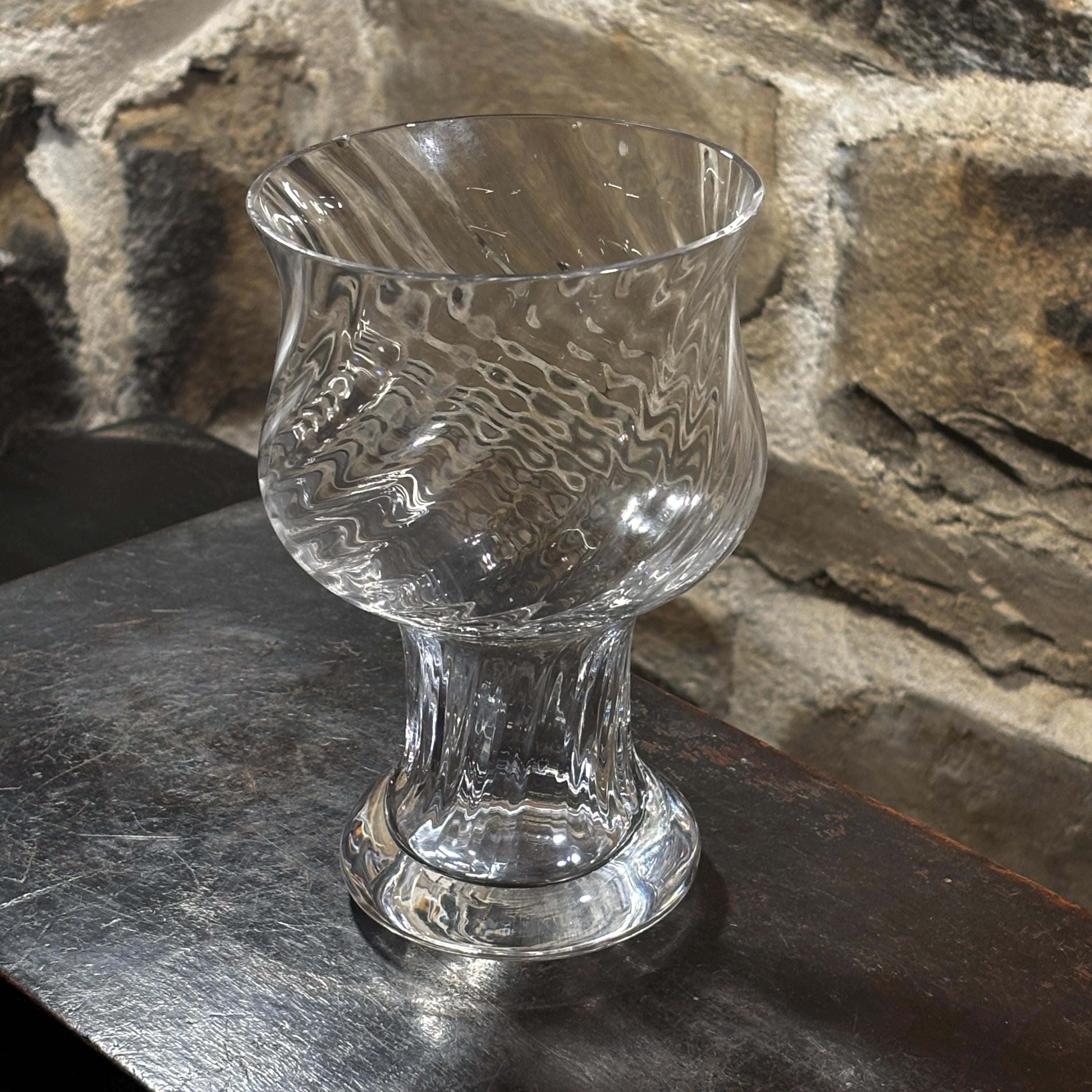 Vintage Dartington Crystal Beer Glass: His & Hers Compleat Imbiber