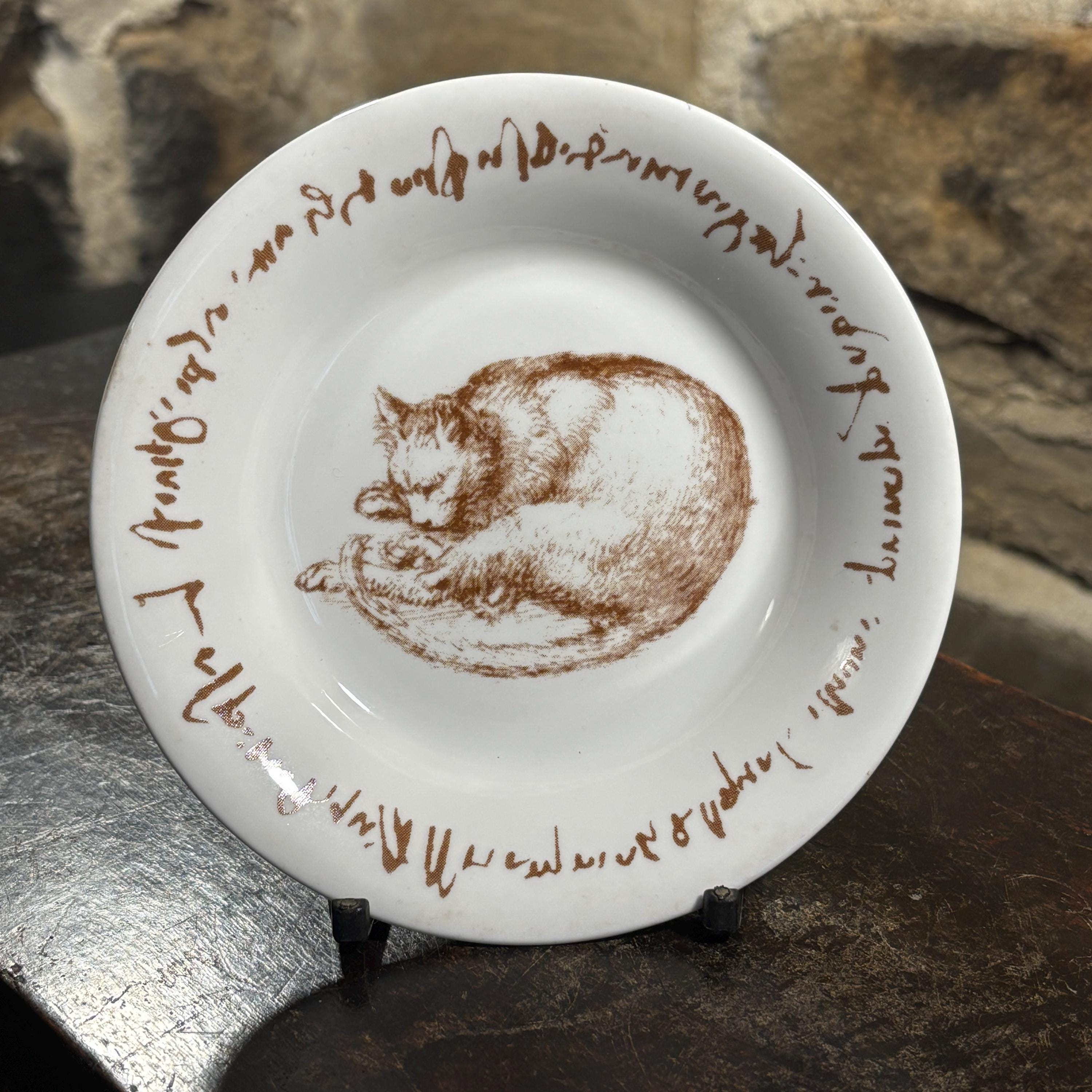 Vintage cat plate - Etsy 日本